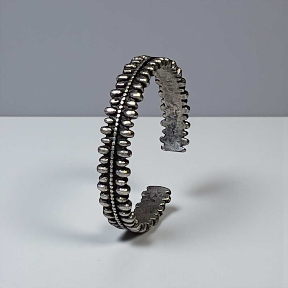Double Row Beads Design Ring